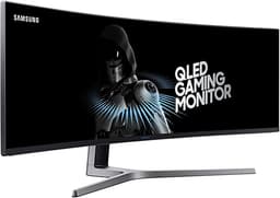 Samsung 49-Inch CHG90 144Hz Curved Gaming Monitor (LC49HG90DMNXZA) – Super Ultrawide Screen QLED